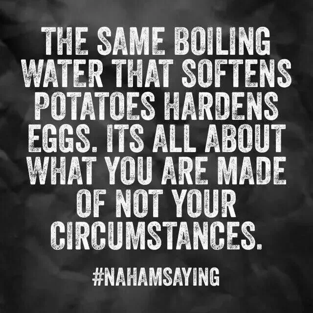 "It's all about what you are made of"