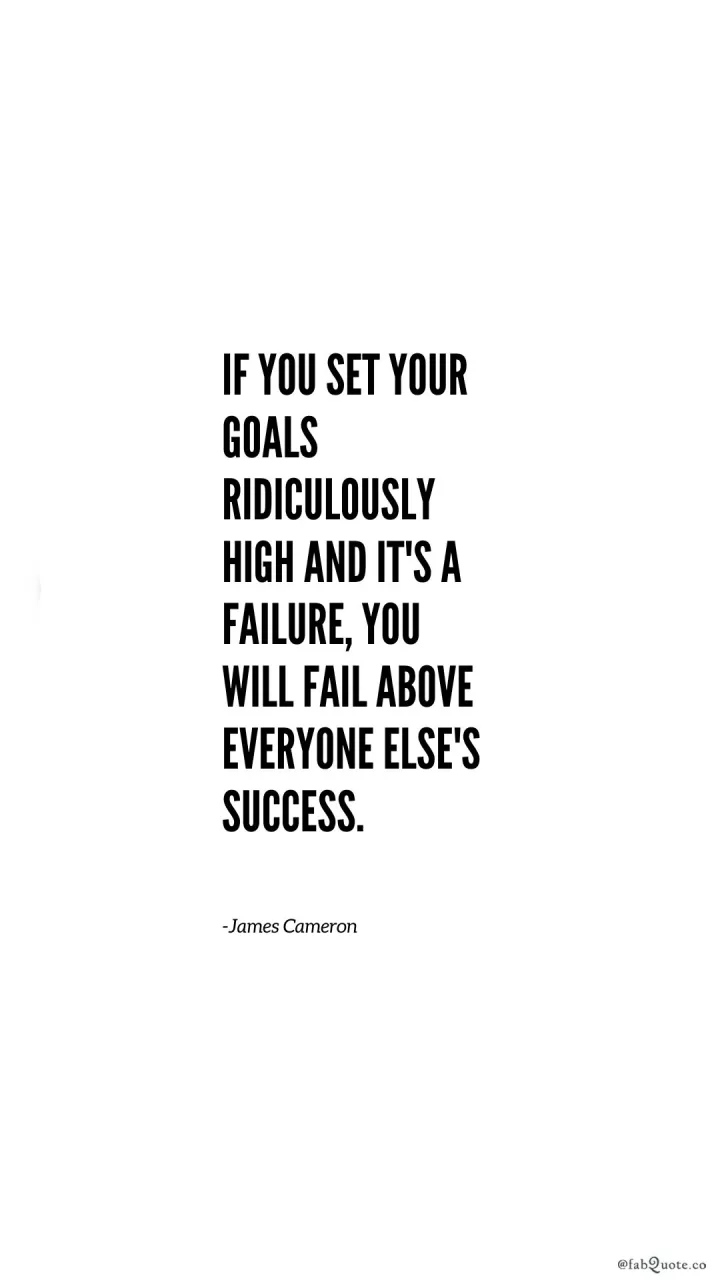 James Cameron - "Goals"