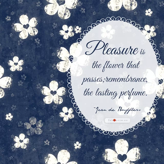 Jean de Boufflers "Pleasure"