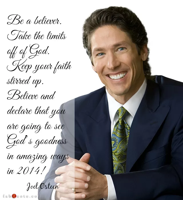 Joel Osteen "Believe"