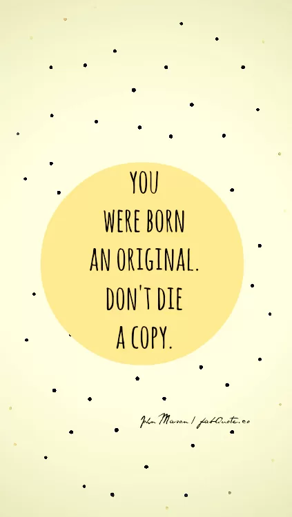 John Mason "You were born an Original"