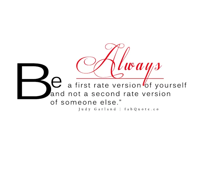 Judy Garland - A first rate version of yourself