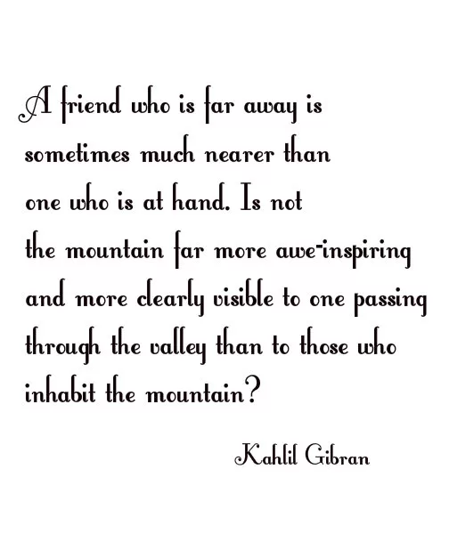 Kahlil Gibran - Friends