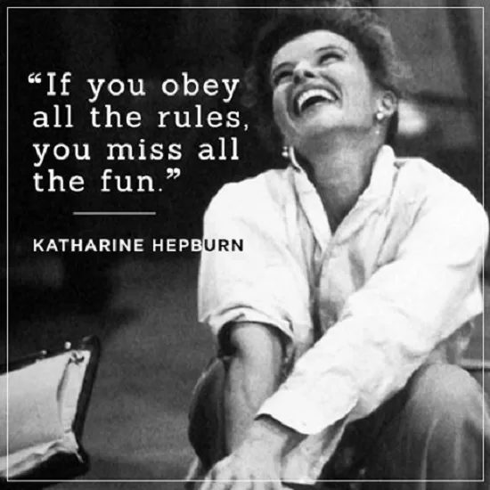 Katharine Hepburn "Fun"