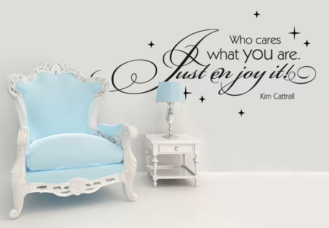 Kim Cattrall, Sex and the City "Just Enjoy who You are"