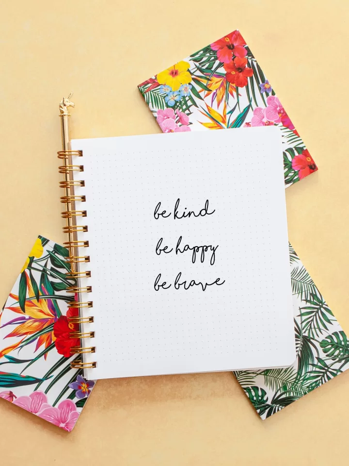 "Kind, Happy, Brave"