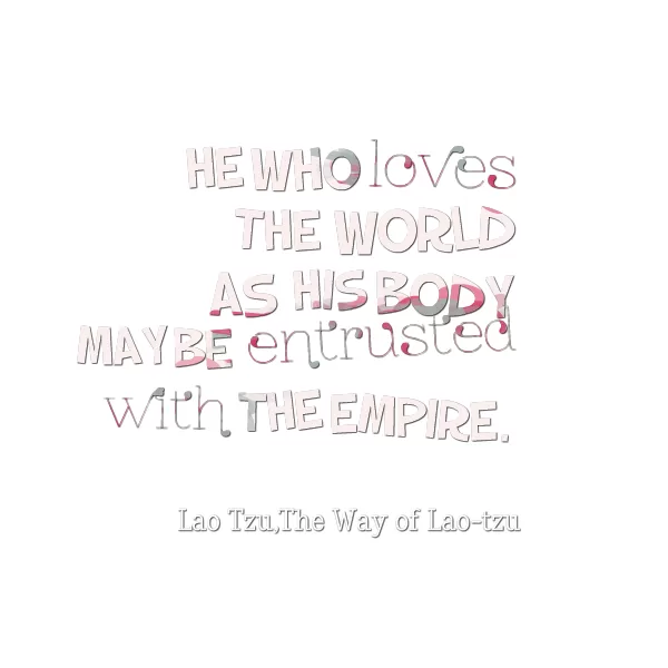 Lao Tzu "Empire"