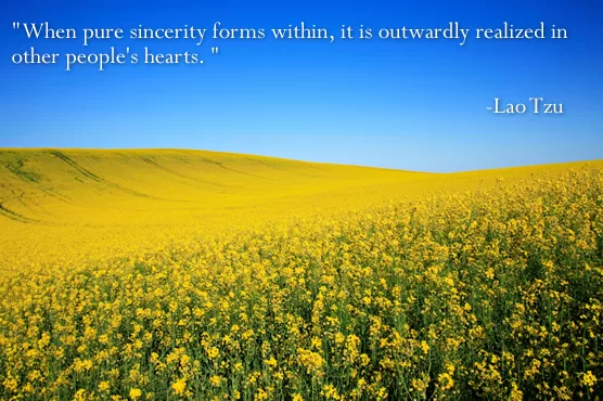 Lao Tzu - Sincerity