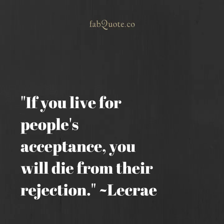 Lecrae "People's acceptance"