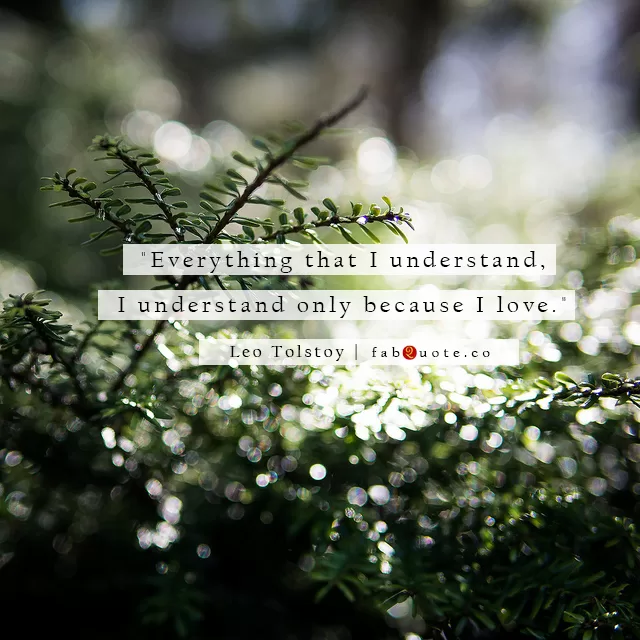 Leo Tolstoy "Love"