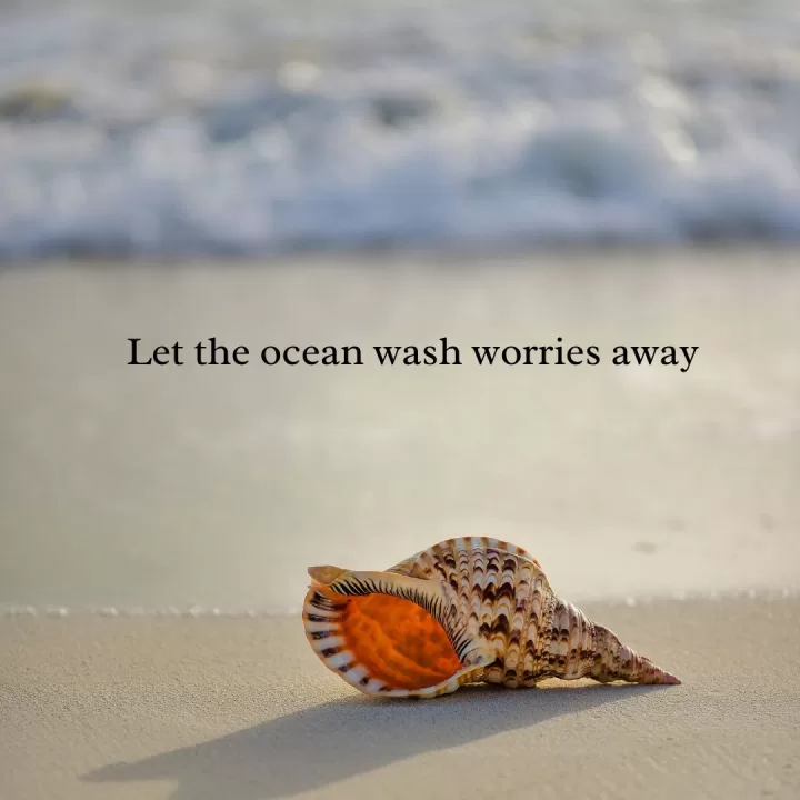 Let the ocean wash worries away