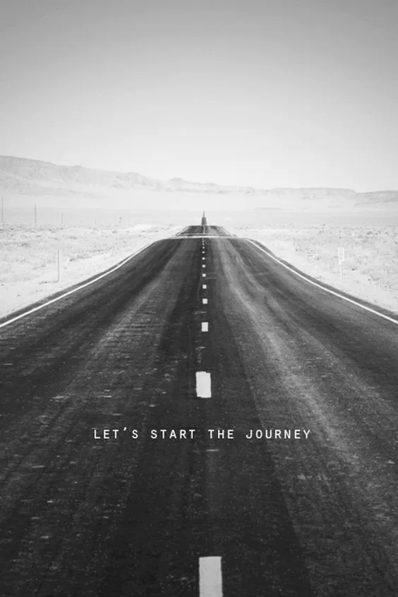 "let's start the journey"