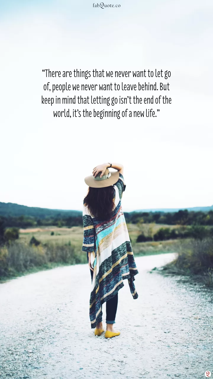 Quotes about letting go.