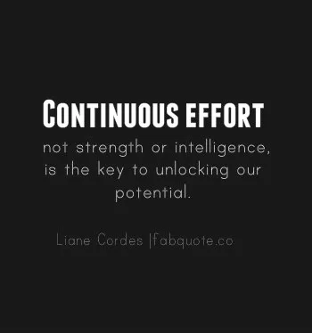 Liane Cordes - Continuous effort