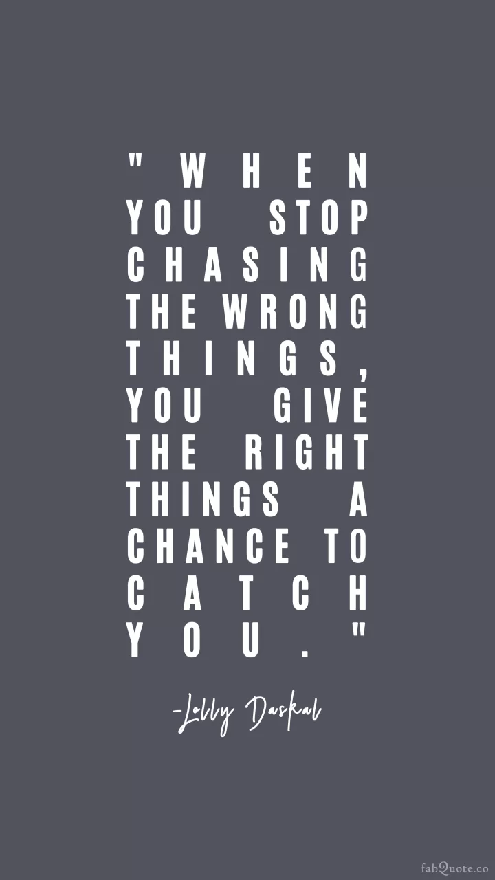 Lolly Daskal "Stop chasing the wrong things"