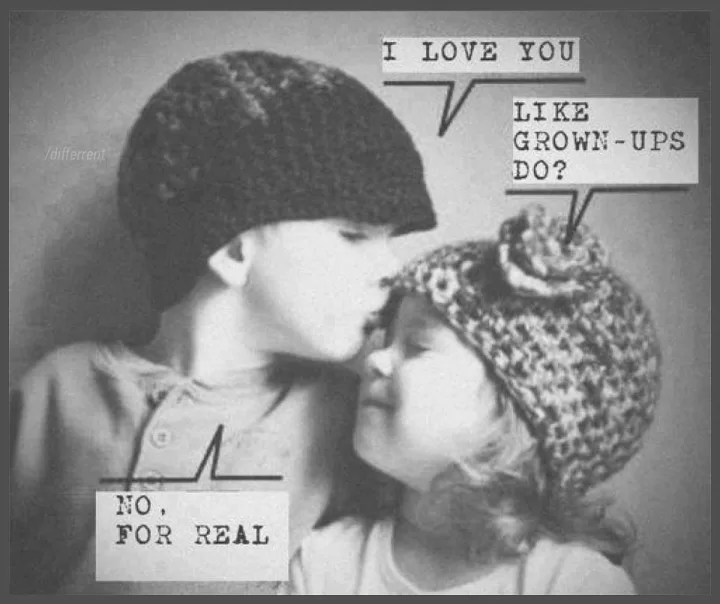 "Love for real"