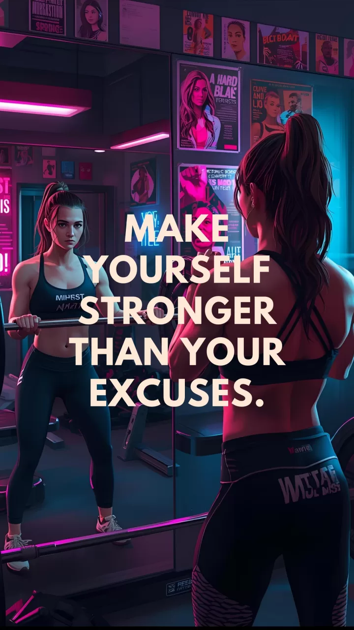 Make yourself stronger than your excuses