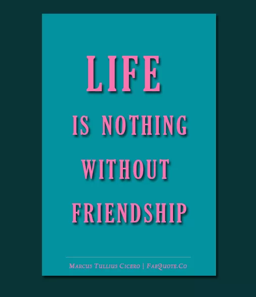 Marcus Tullius Cicero - Friendship