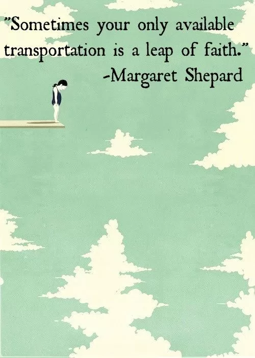 Margaret Shepard "A leap of faith"