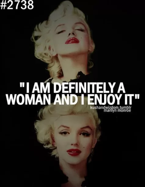 Marilyn Monroe - "Definitely a Woman"