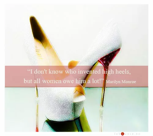 Marilyn Monroe "High Heels"