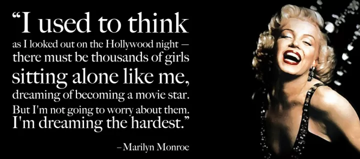 Marilyn Monroe - The Dream of becoming a movie star