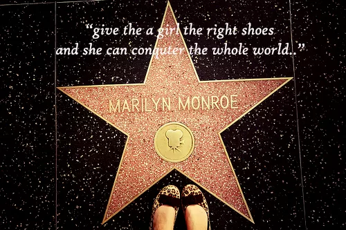 Marilyn Monroe - "The right shoes"