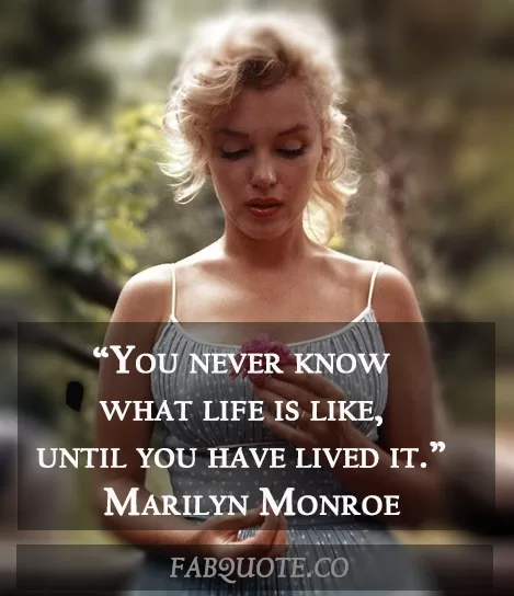 Marilyn Monroe - "What Life is Like"