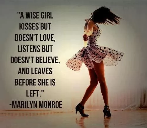 Marilyn Monroe "Wise girl"