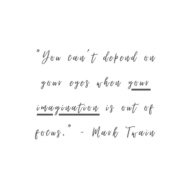 Mark Twain "Imagination"