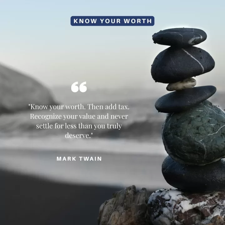 Mark Twain - Know Your Worth