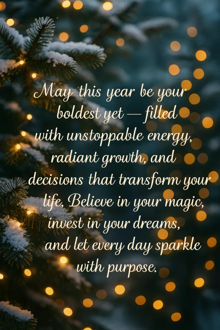 May this year be your boldest yet — filled with unstoppable energy, radiant growth, and decisions that transform your life. Believe in your magic, invest in your dreams, and let every day sparkle with purpose.