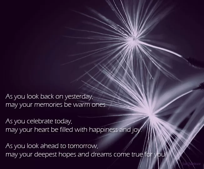 May your deepest hopes and dreams come true