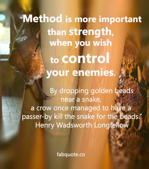 Method is more important than strength