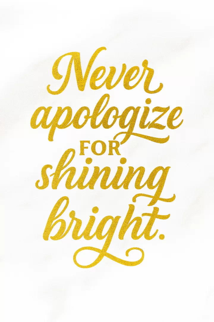 Never Dim Your Light