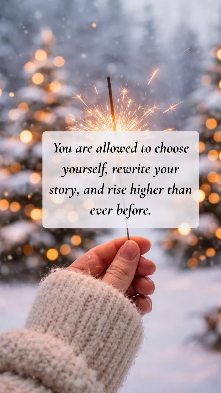You are allowed to choose yourself, rewrite your story, and rise higher than ever before