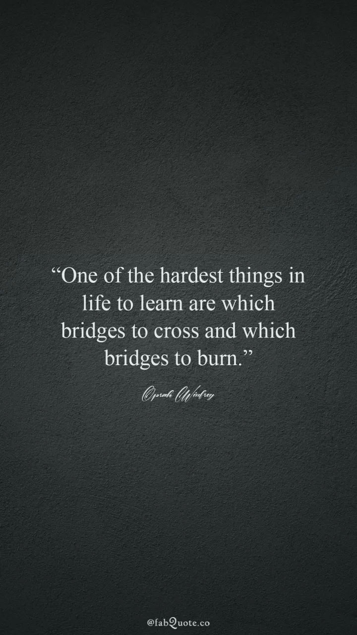 Oprah Winfrey "Bridges"