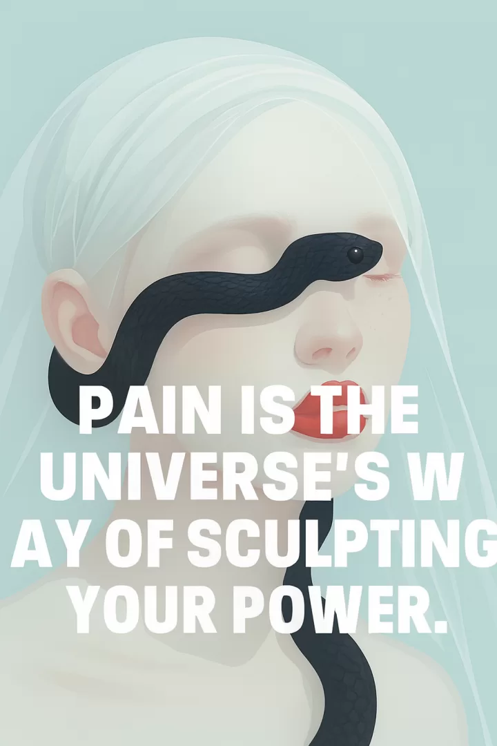 Pain is the universe's way