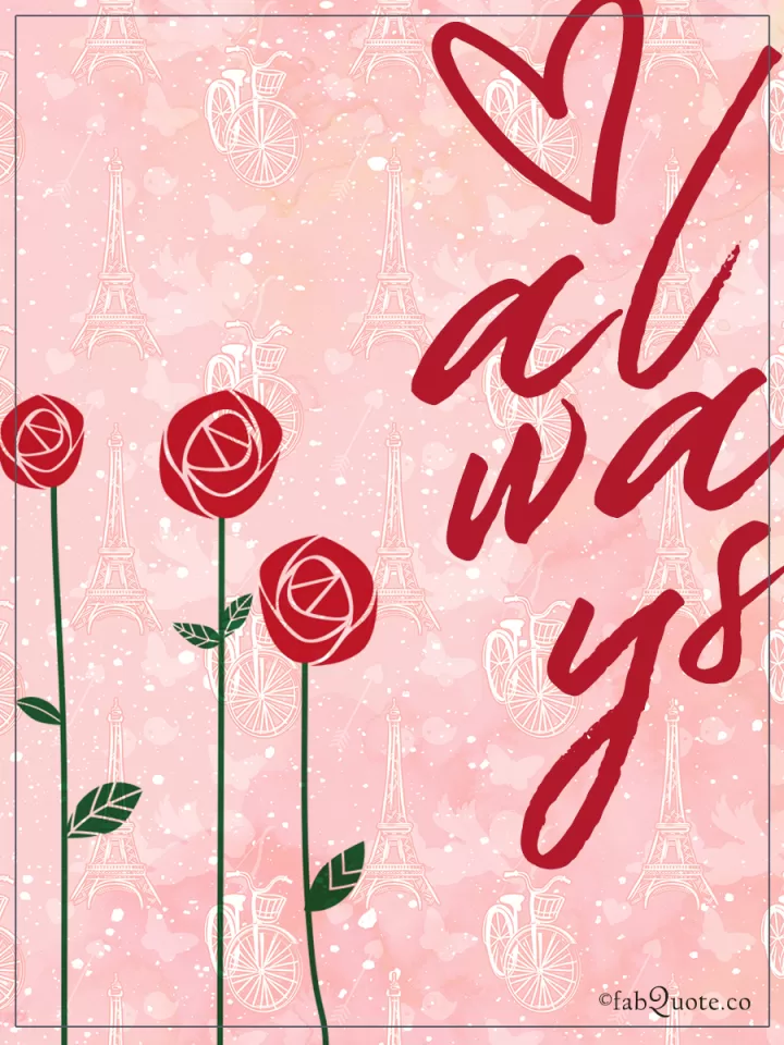 Paris, Eiffel Tower, Roses, Love