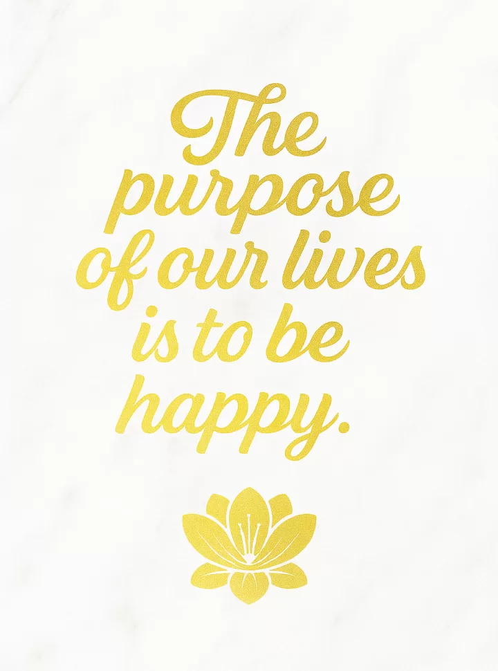 Purpose Is Happiness