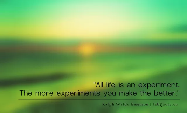 Ralph Waldo Emerson - Experiments