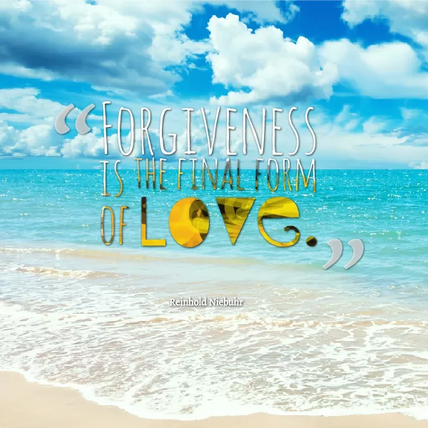 Reinhold Niebuhr - Forgiveness