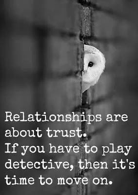 "Relationships are about trust"