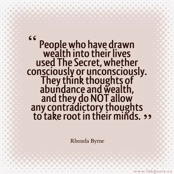 Rhonda Byrne "The Secret of Wealth"