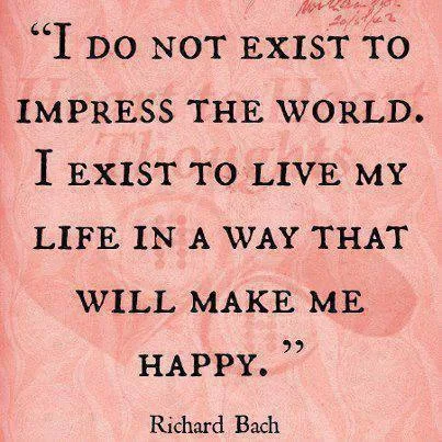 Richard Bach "Life that makes me happy"