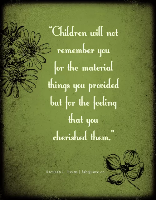 Richard L. Evans - Children