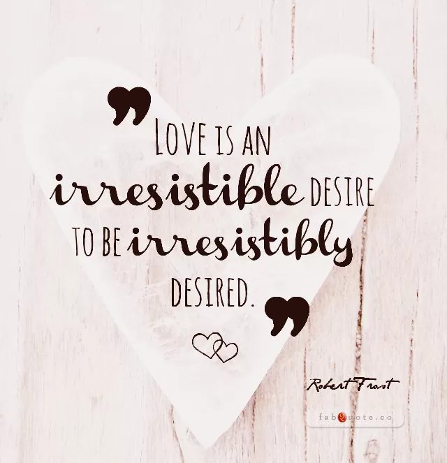 Robert Frost "Love"