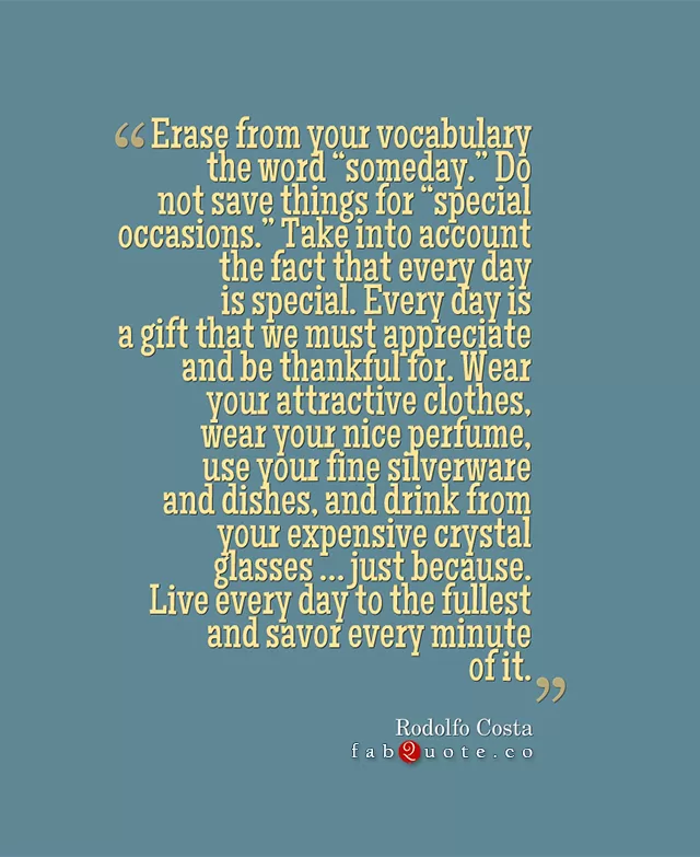 Rodolfo Costa - Every day is special