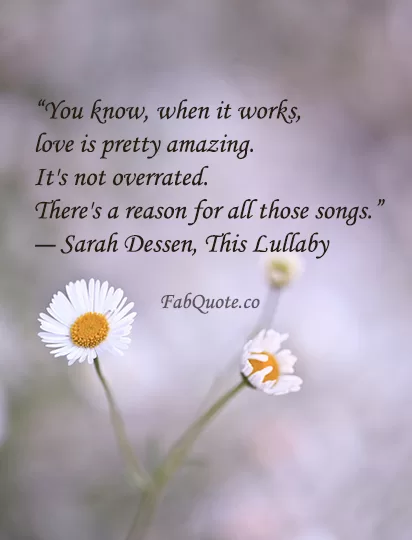 Sarah Dessen - Love is pretty amazing