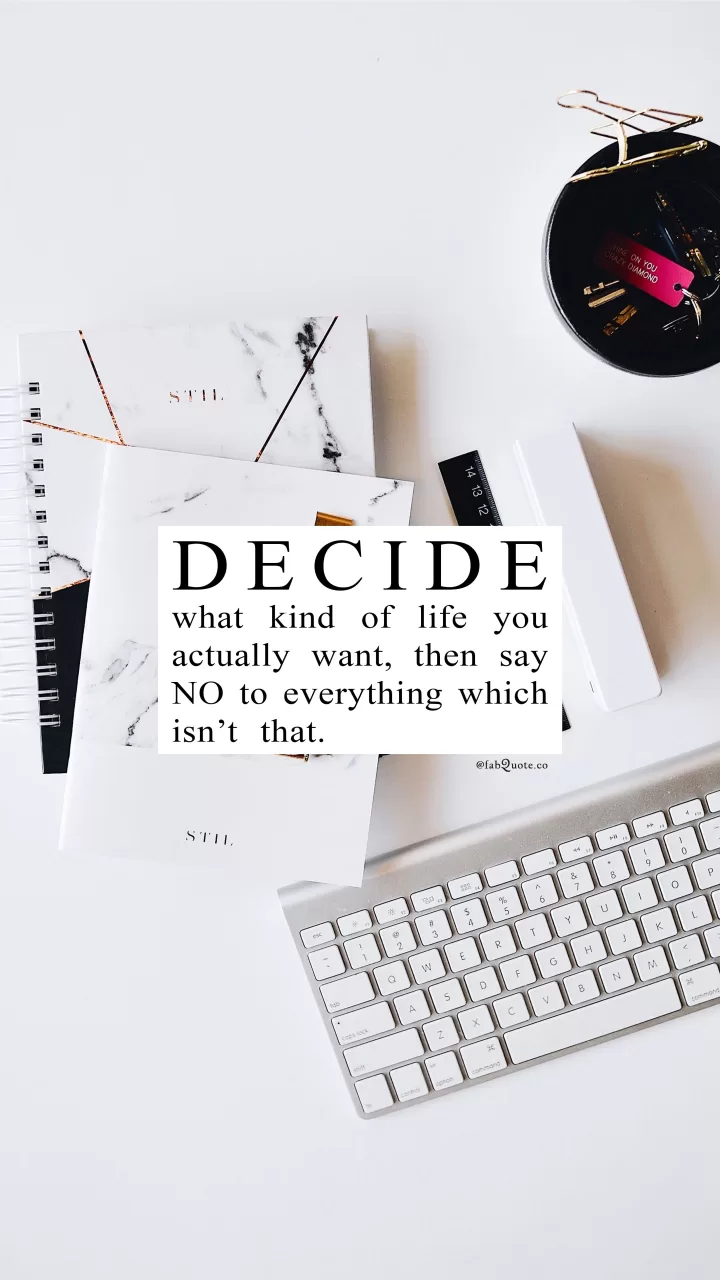 "Decide"